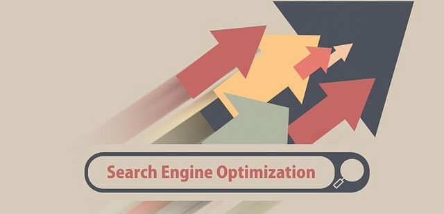 A graphic illustrating the relationship between Markdown, HTML, and SEO best practices, with keywords highlighted.